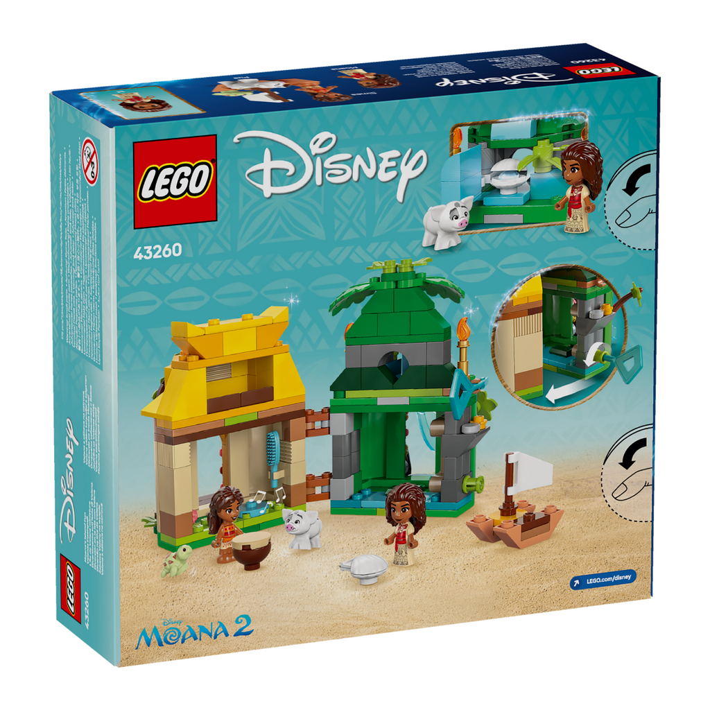 LEGO® Disney™ Moana’s Island Fun - Đồ chơi lắp ráp Hòn đảo bí mật - LEGO 43260 LEGO - ảnh 2 - Đồ chơi lắp ráp