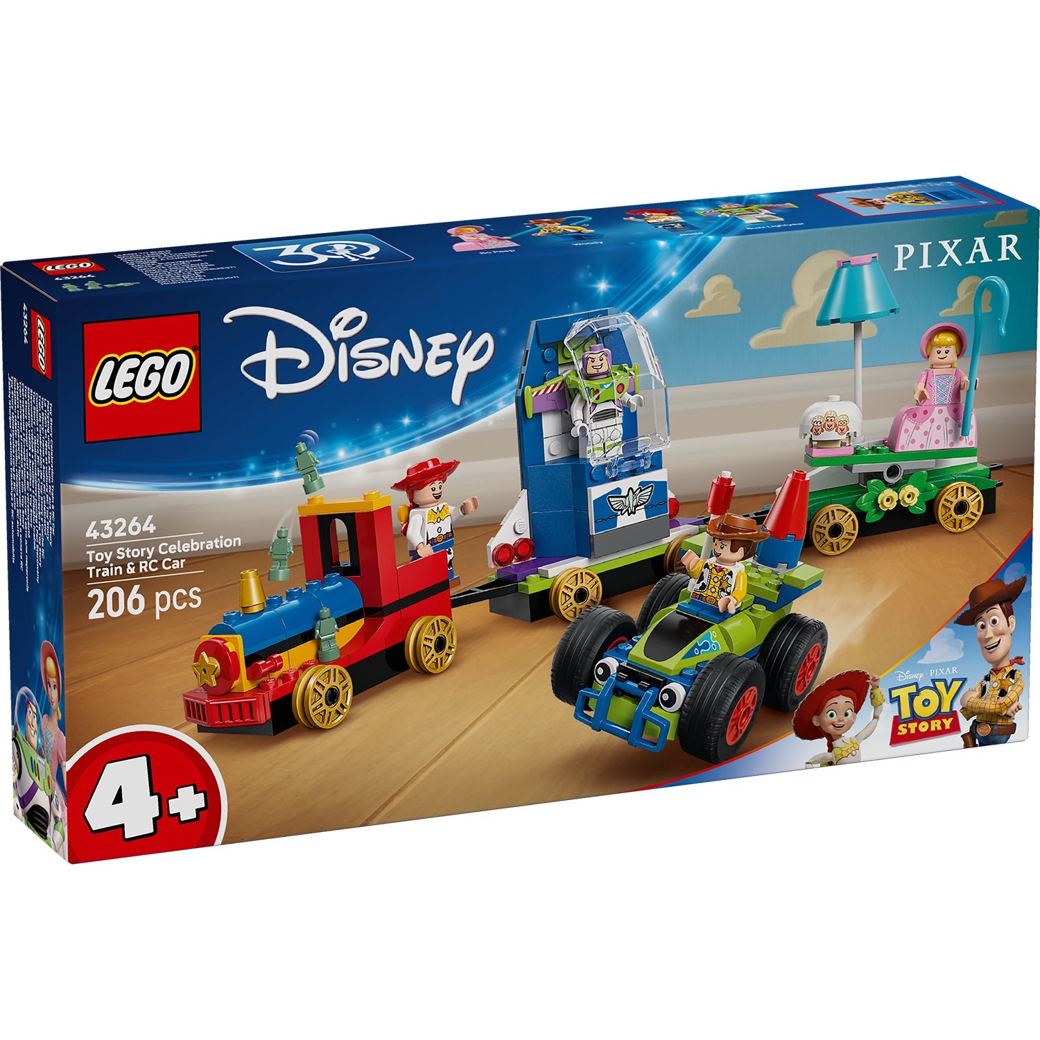 LEGO® Disney™ & Pixar's Toy Story Celebration Train & RC Car - Đồ Chơi Lắp Ráp Đoàn Tàu Kỷ Niệm (43264) - Hình ảnh sản phẩm