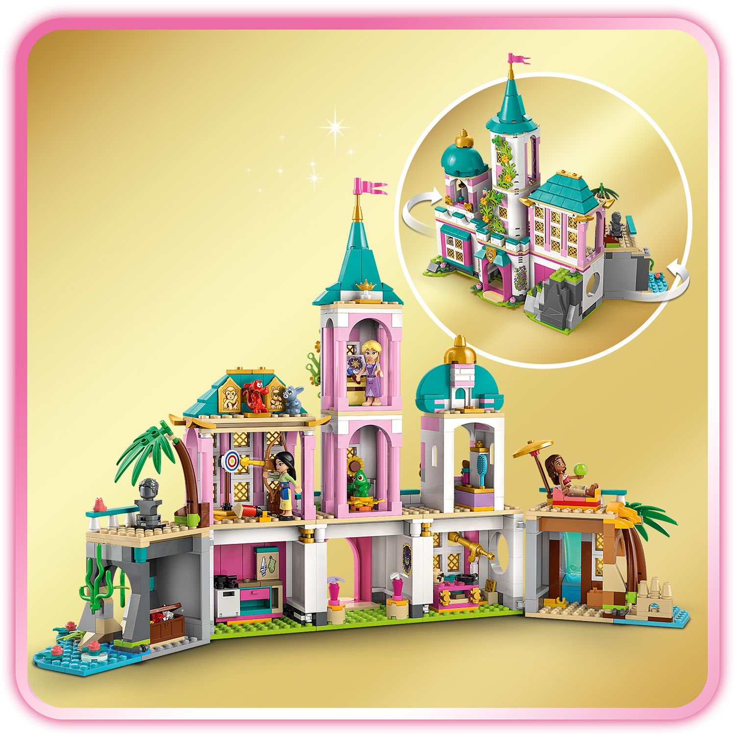 LEGO® Disney™ Princess Castle & Royal Pets - Đồ Chơi Lắp Ráp Lâu Đài Công Chúa Disney - LEGO 43267 - Hình ảnh bổ sung 7