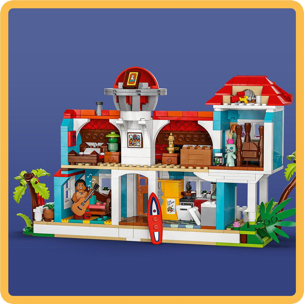 LEGO® Disney™ Lilo and Stitch Beach House - Đồ Chơi Lắp Ráp Ngôi Nhà Bãi Biển LEGO 43268 LEGO - ảnh 3 - LEGO Disney