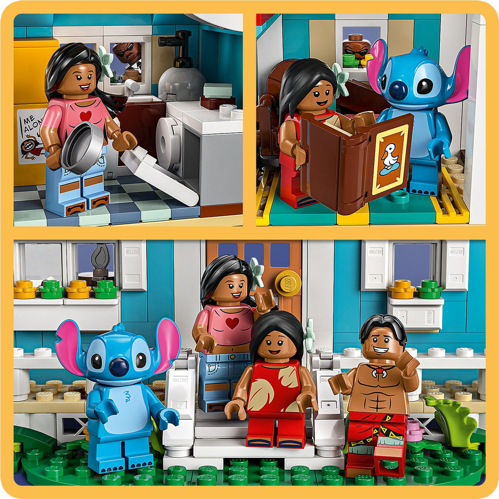 LEGO® Disney™ Lilo and Stitch Beach House - Đồ Chơi Lắp Ráp Ngôi Nhà Bãi Biển LEGO 43268 LEGO - ảnh 2 - LEGO Disney