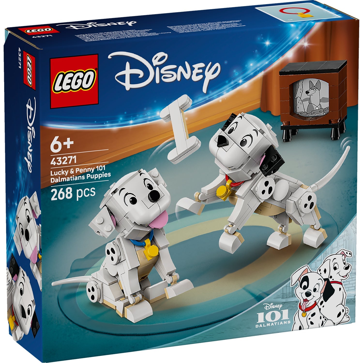 LEGO® Disney™ Lucky & Penny 101 Dalmatians Puppies - Đồ Chơi Lắp Ráp 101 Chú Chó Đốm LEGO 43271 - Hình ảnh sản phẩm