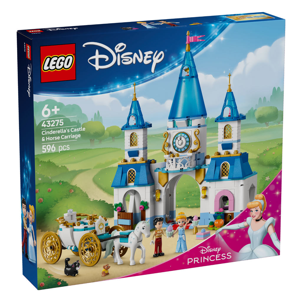 LEGO® Disney™ Cinderella’s Castle & Horse Carriage - Đồ chơi lắp ráp Lâu đài và Xe ngựa Lọ Lem LEGO 43275 - Hình ảnh sản phẩm