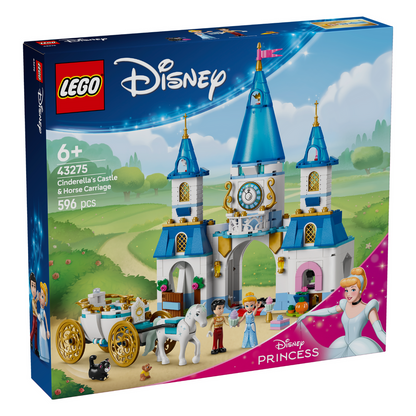 LEGO® Disney™ Cinderella’s Castle & Horse Carriage - Đồ chơi lắp ráp Lâu đài và Xe ngựa Lọ Lem LEGO 43275 - Hình ảnh sản phẩm