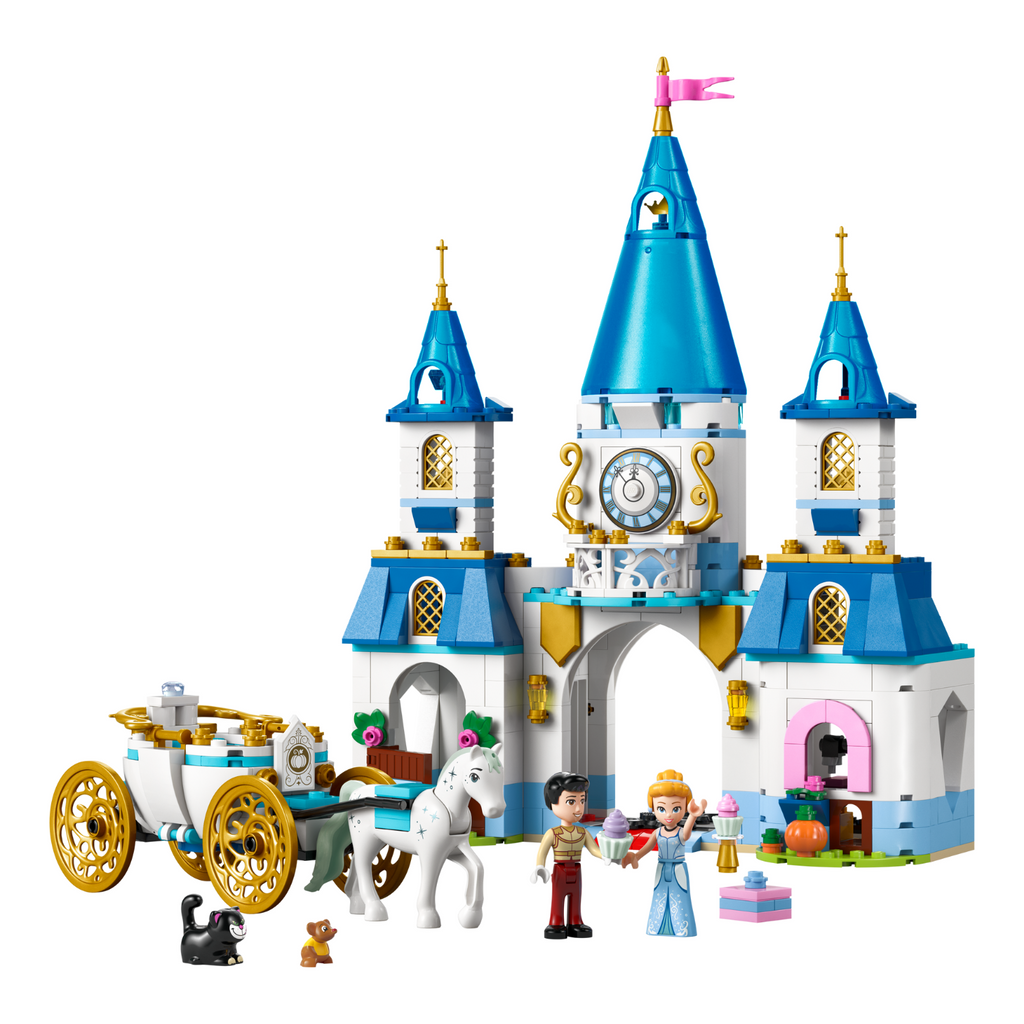 LEGO® Disney™ Cinderella’s Castle & Horse Carriage - Đồ chơi lắp ráp Lâu đài và Xe ngựa Lọ Lem LEGO 43275 - Hình ảnh chi tiết 2
