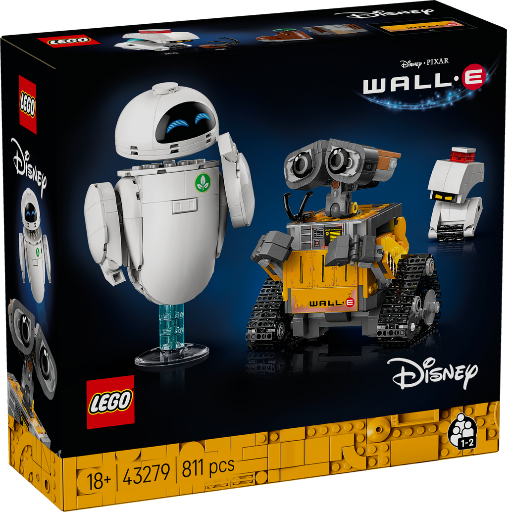 LEGO® Disney and Pixar WALL-E and EVE - Mô hình lắp ráp Robot Disney cao cấp - LEGO 43279 - Hình ảnh sản phẩm