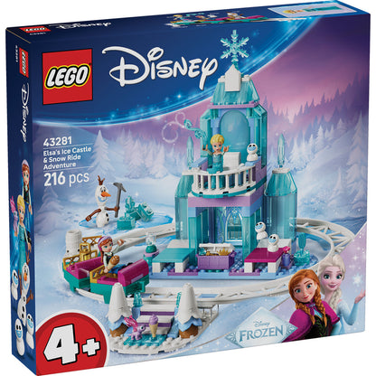 LEGO® | Disney Frozen Elsa’s Ice Castle & Snow Ride Adventure - Bộ Lắp Ráp Lâu Đài Băng Giá - LEGO 43281 - Hình ảnh sản phẩm