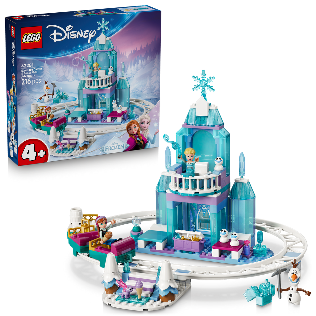 LEGO® | Disney Frozen Elsa’s Ice Castle & Snow Ride Adventure - Bộ Lắp Ráp Lâu Đài Băng Giá - LEGO 43281 - Hình ảnh bổ sung 9