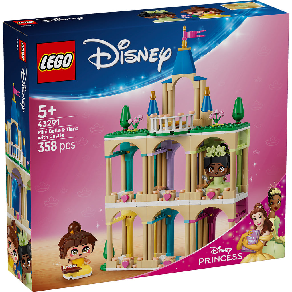 LEGO® | Disney Princess Mini Belle & Tiana with Castle - Bộ Lắp Ráp Lâu Đài Công Chúa Disney - LEGO 43291 - Hình ảnh sản phẩm