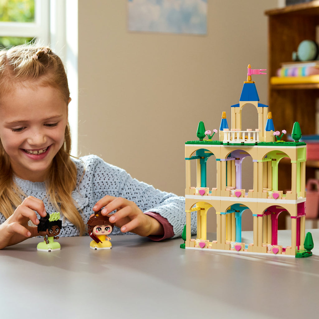 LEGO® | Disney Princess Mini Belle & Tiana with Castle - Bộ Lắp Ráp Lâu Đài Công Chúa Disney - LEGO 43291 - Góc nhìn khác 3