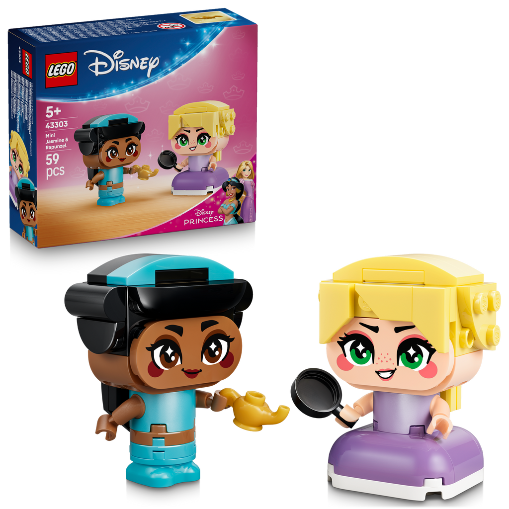 LEGO® | Disney Princess Mini Jasmine & Rapunzel - Đồ chơi lắp ráp mô hình công chúa Disney - LEGO 43303