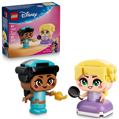 LEGO® | Disney Princess Mini Jasmine & Rapunzel - Đồ chơi lắp ráp mô hình công chúa Disney - LEGO 43303
