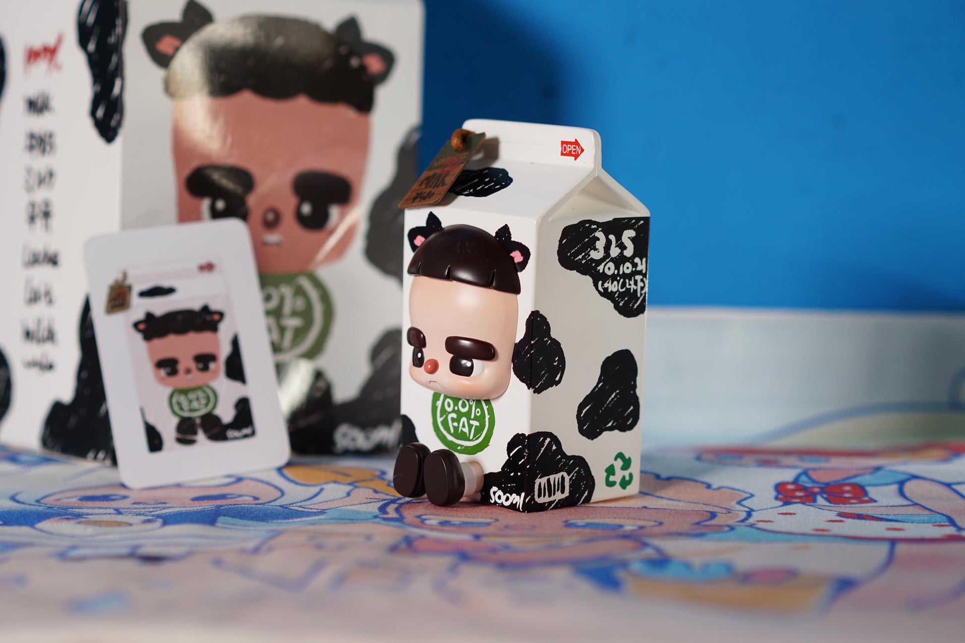 NOMIGEE MILK CARTON - Mô Hình Art Toy Cao Cấp - YAN Studio - Hình ảnh sản phẩm