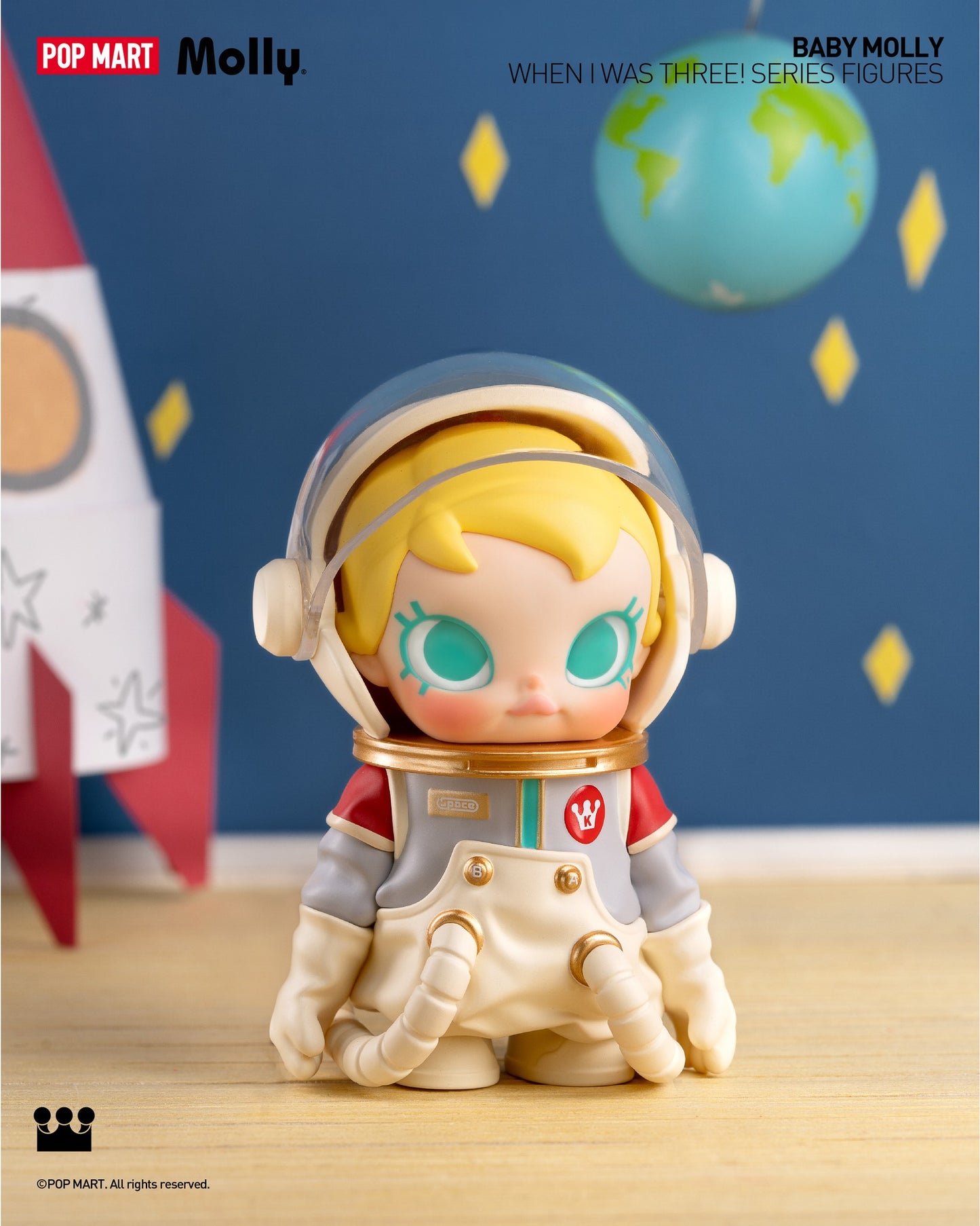Baby Molly When I was Three！Series Figures - Mô Hình Blind Box Pop Mart Chính Hãng