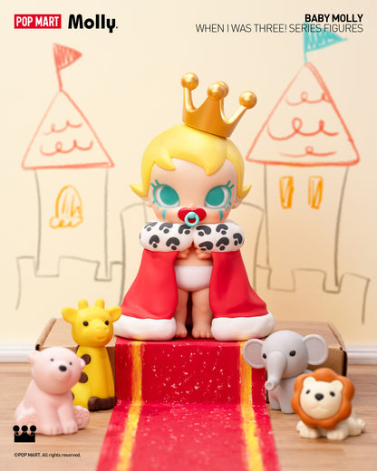 Baby Molly When I was Three！Series Figures - Mô Hình Blind Box Pop Mart Chính Hãng