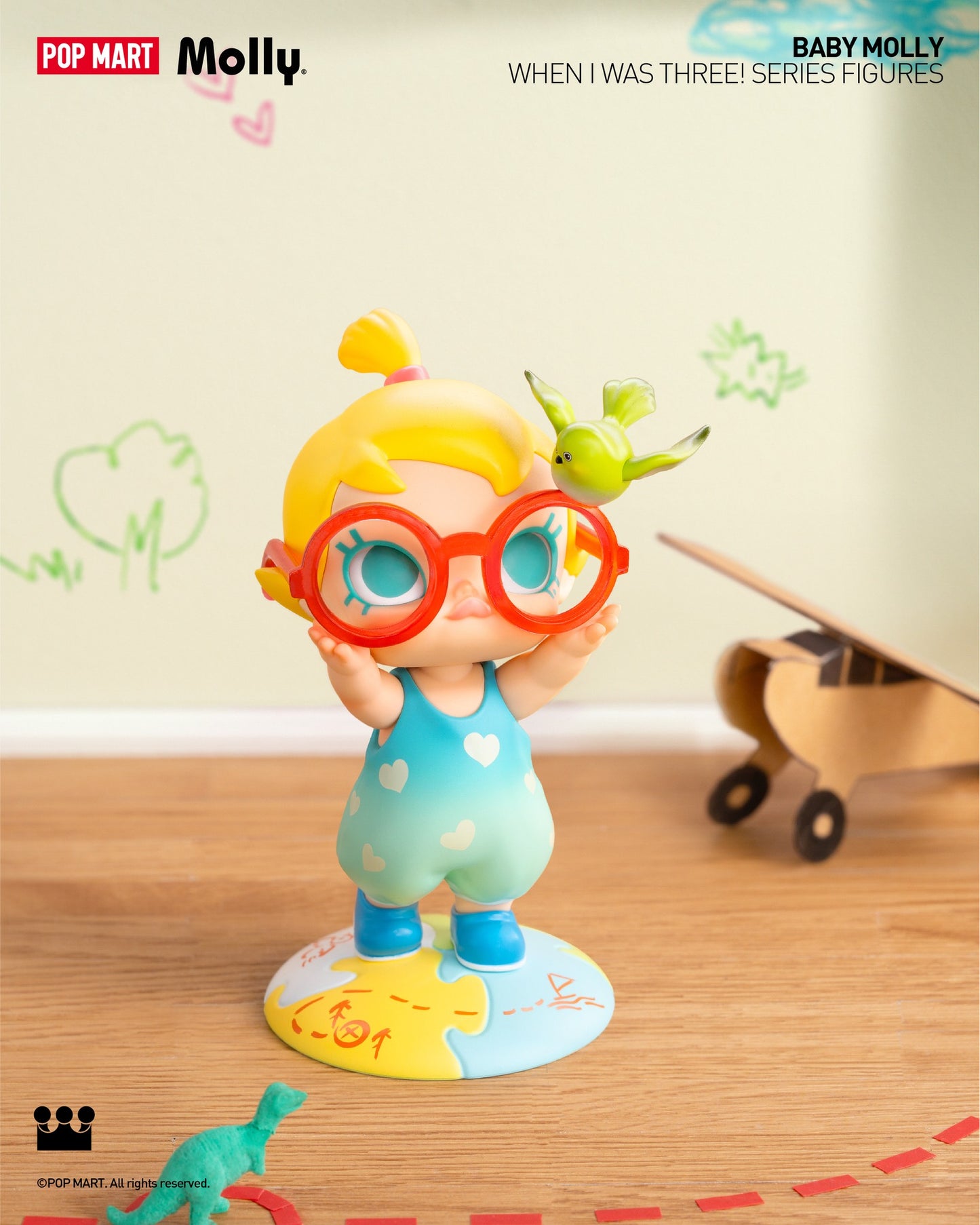 Baby Molly When I was Three！Series Figures - Mô Hình Blind Box Pop Mart Chính Hãng