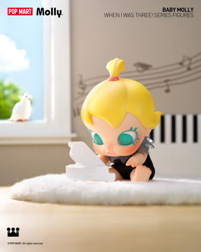 Baby Molly When I was Three！Series Figures - Mô Hình Blind Box Pop Mart Chính Hãng