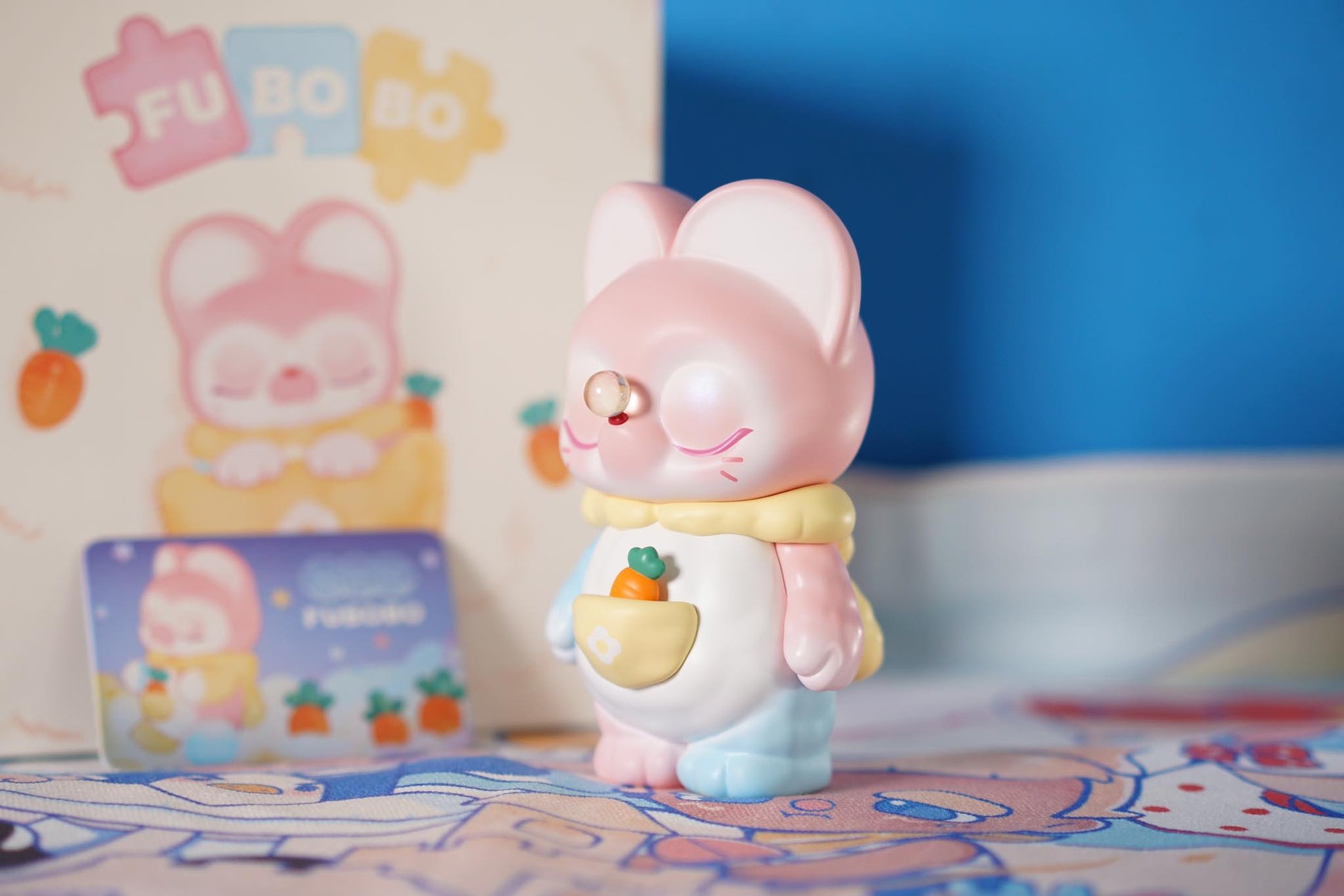 FUBOBO SLEEPWALKING RABBIT - Mô Hình Art Toy Cao Cấp - YAN Studio - Hình ảnh chi tiết 2