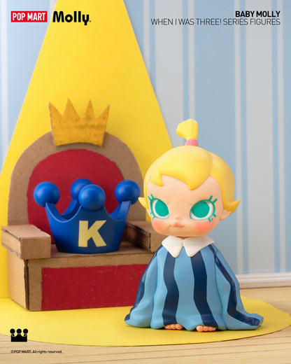 Baby Molly When I was Three！Series Figures - Mô Hình Blind Box Pop Mart Chính Hãng