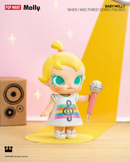 Baby Molly When I was Three！Series Figures - Mô Hình Blind Box Pop Mart Chính Hãng