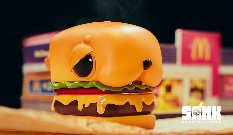 Hamburger Seal - Mô Hình Art Toy Cao Cấp Sank Toys - Hình ảnh bổ sung 5