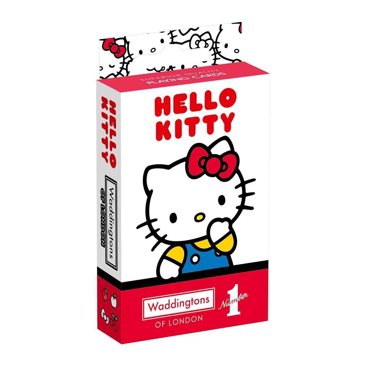 Hello Kitty Waddingtons Number 1 Playing Cards - Bài Tây Sưu Tầm Sanrio - Winning Moves - Hình ảnh sản phẩm