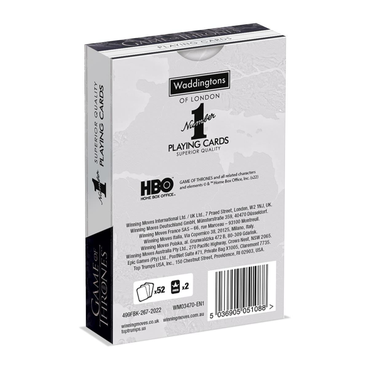 Game of Thrones Waddingtons Number 1 Playing Cards - Bộ Bài Tây Cao Cấp - Winning Moves - Hình ảnh bổ sung 6