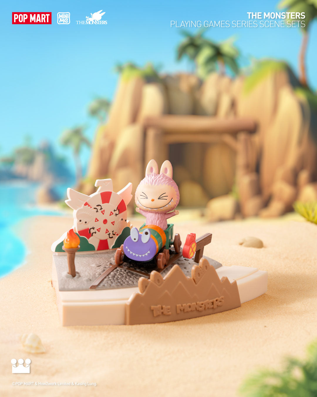 THE MONSTERS Playing Games Series Scene Sets - Mô Hình Blind Box Labubu - Pop Mart