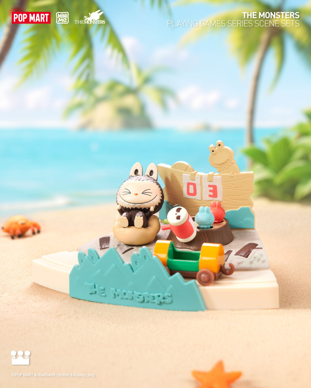 THE MONSTERS Playing Games Series Scene Sets - Mô Hình Blind Box Labubu - Pop Mart