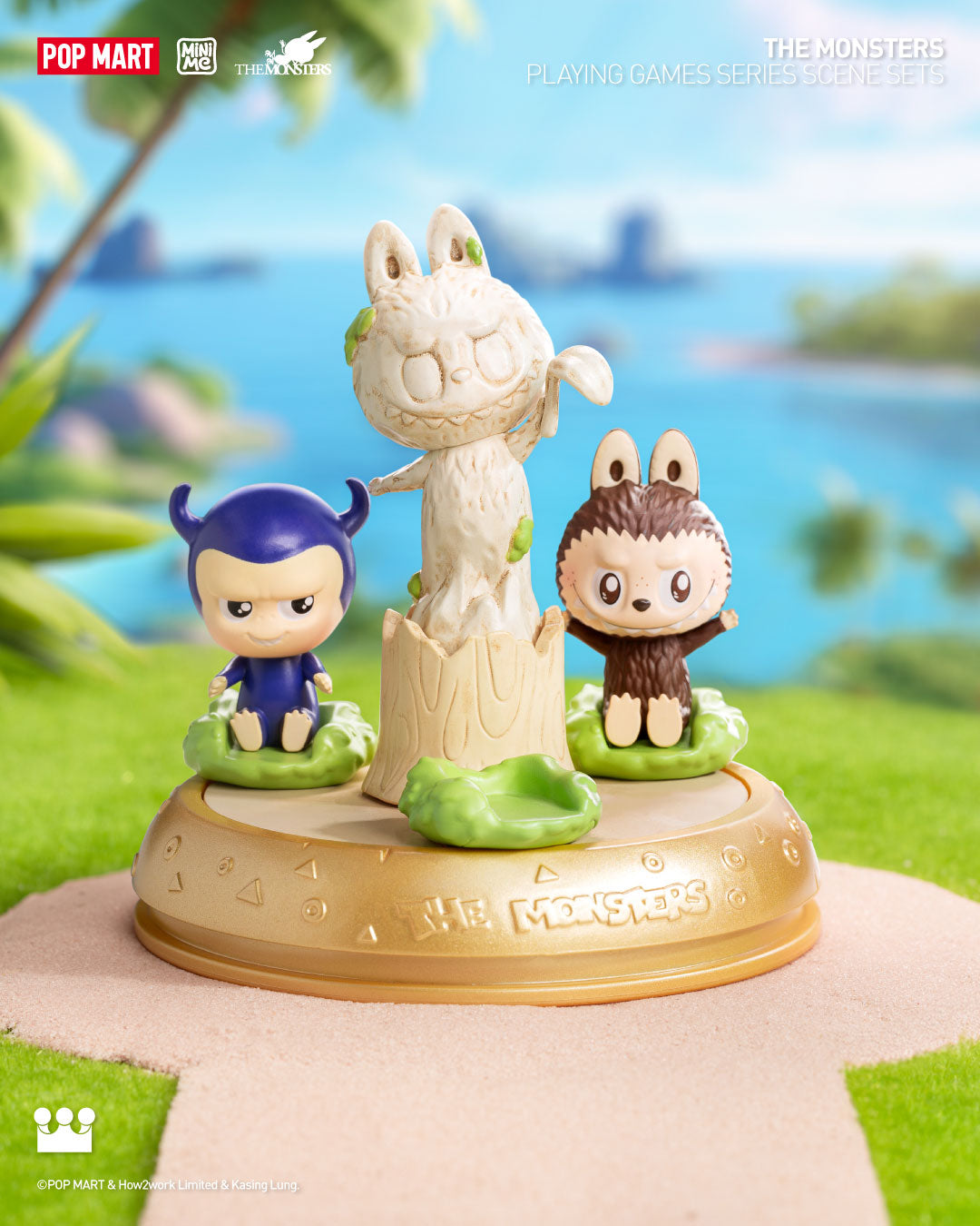 THE MONSTERS Playing Games Series Scene Sets - Mô Hình Blind Box Labubu - Pop Mart