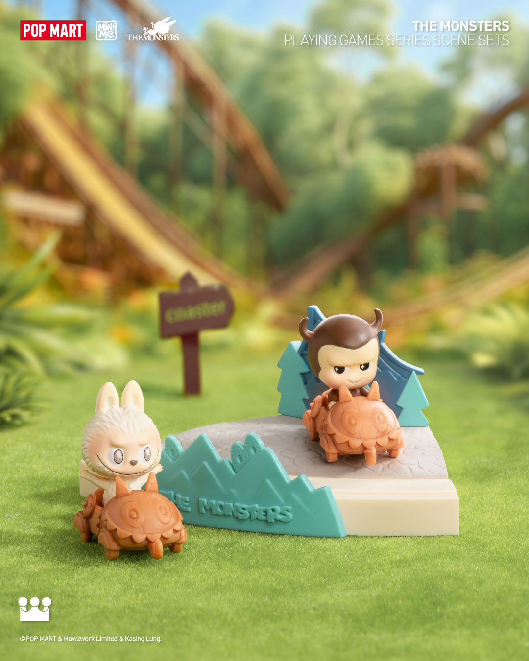 THE MONSTERS Playing Games Series Scene Sets - Mô Hình Blind Box Labubu - Pop Mart