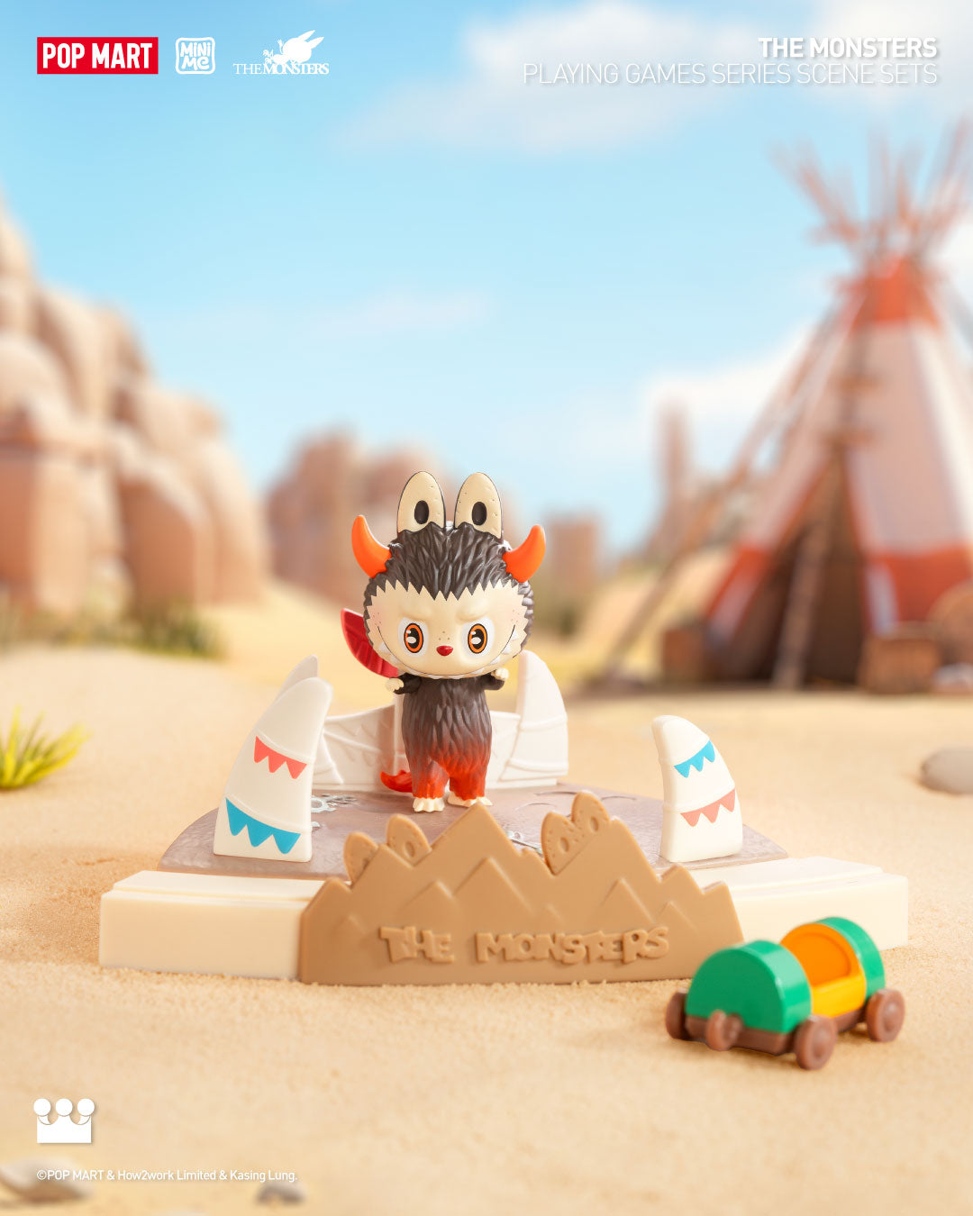 THE MONSTERS Playing Games Series Scene Sets - Mô Hình Blind Box Labubu - Pop Mart