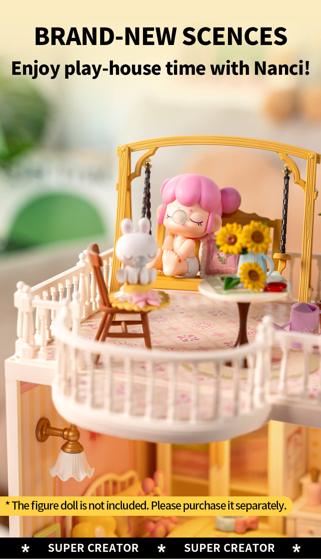 Rolife Super Creator Extension Pack - Terrace - Bộ mở rộng ban công mô hình DIY - Rolife