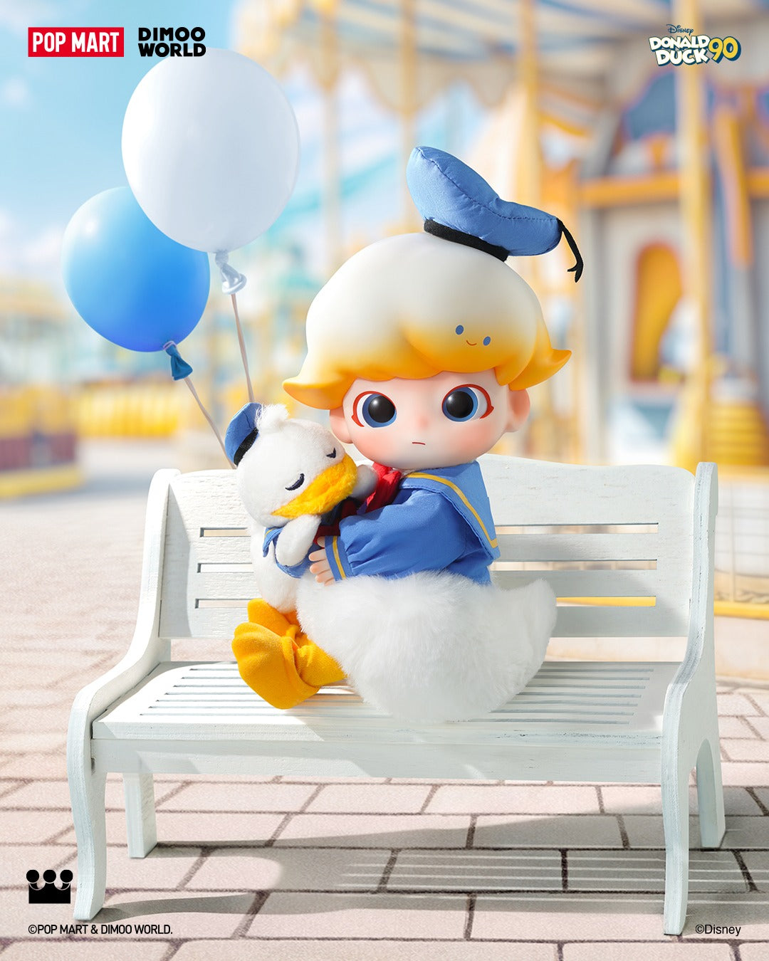 DIMOO Donald Duck 1/8 Action Figure - Mô Hình Hành Động Chính Hãng Pop Mart Pop Mart - ảnh 1 - Action Figure
