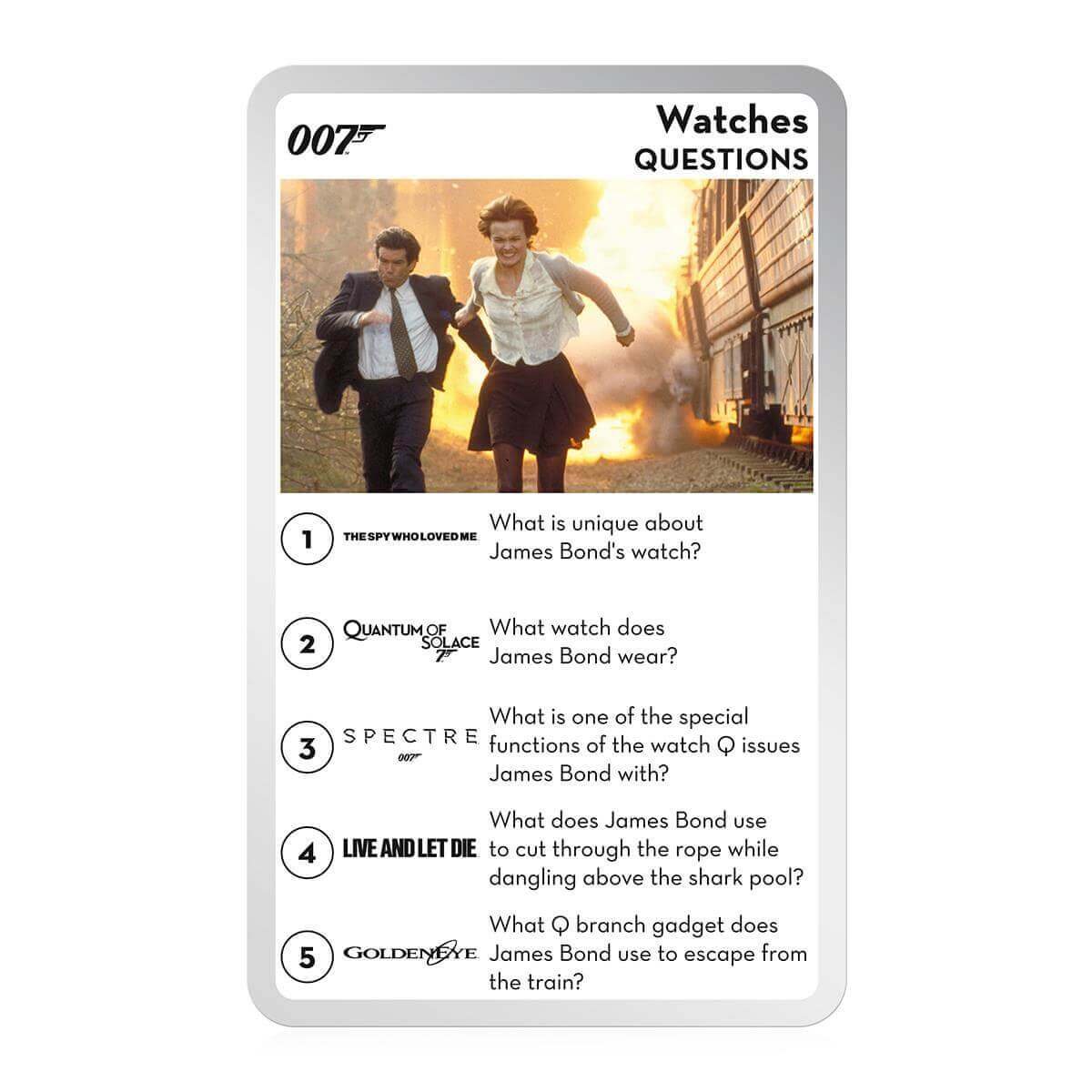 James Bond Top Trumps Quiz Game - Trò chơi thẻ bài đố vui 007 - Winning Moves - Góc nhìn khác 3