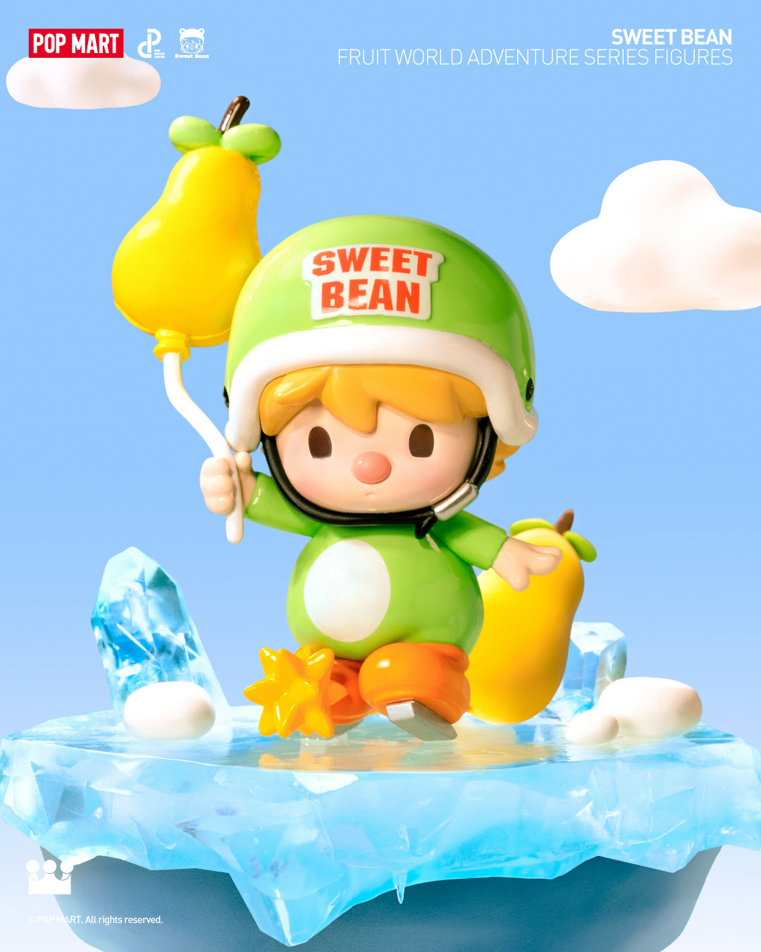 Sweet Bean Fruit World Adventure Series Figures - Mô Hình Blind Box - Pop Mart Pop Mart - ảnh 1 - Art Toy