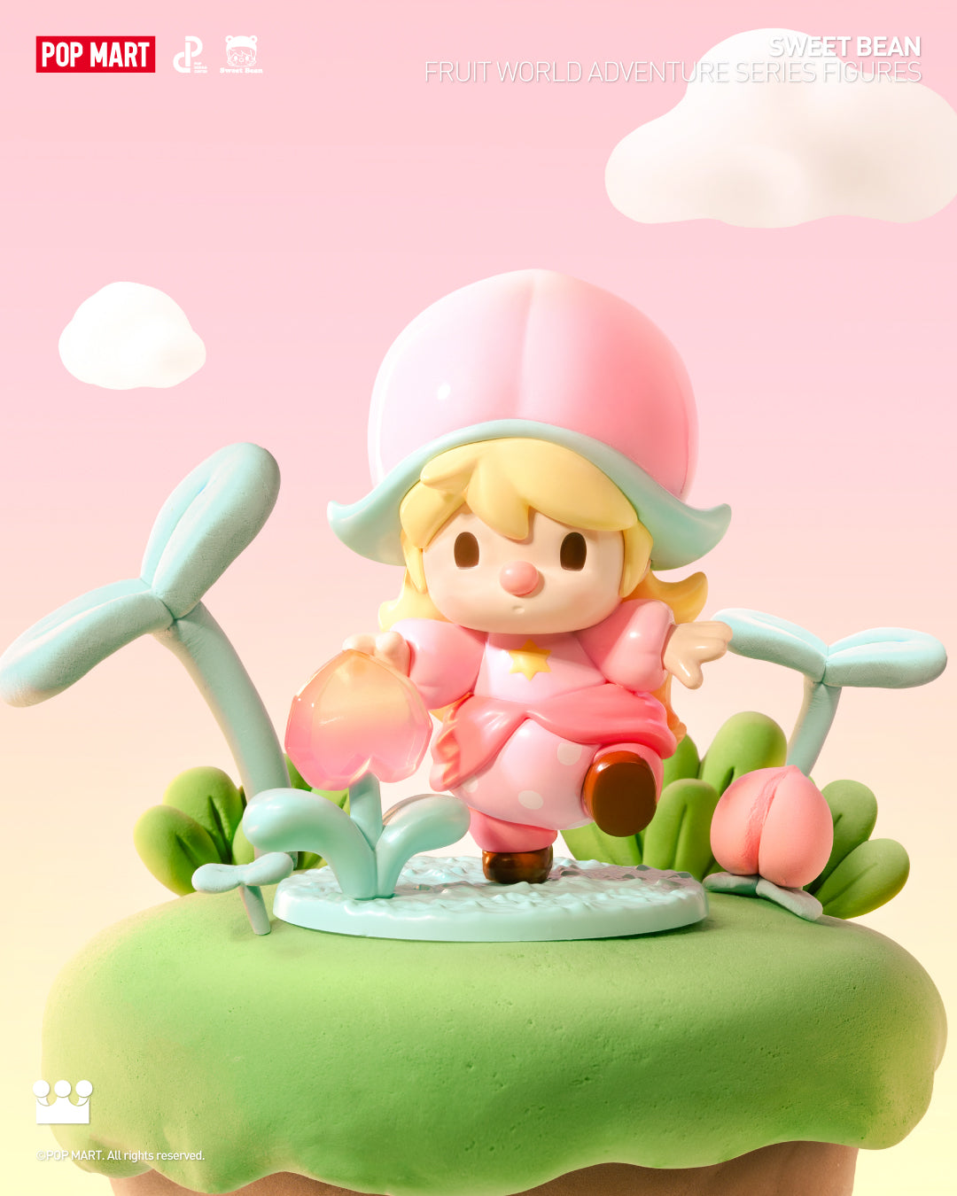 Sweet Bean Fruit World Adventure Series Figures - Mô Hình Blind Box - Pop Mart - Hình ảnh bổ sung 5