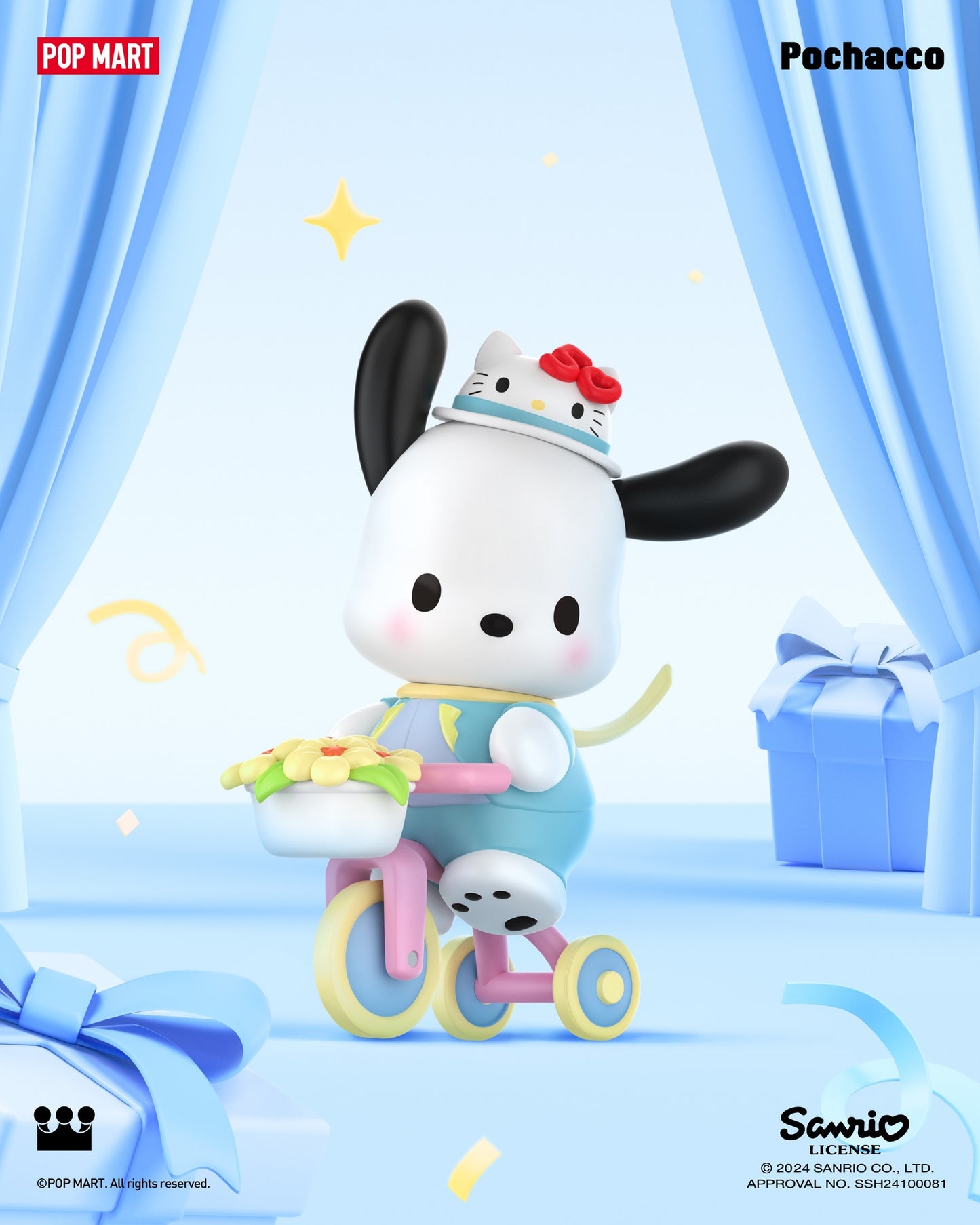 Sanrio characters Hello Kitty 50th Anniversary Series Figures Mô hình Blind Box Pop Mart