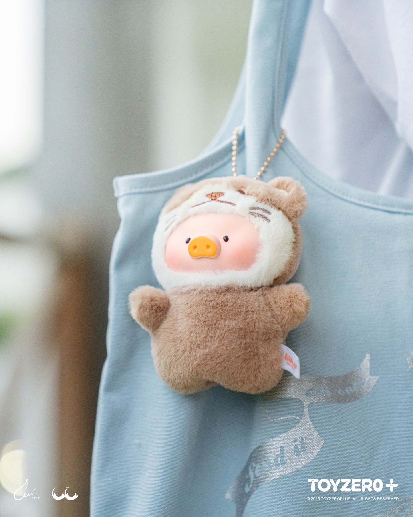 LuLu the Piggy Animal Party - Puppet Show PVC Face Plush Keychain Móc Khóa Bông Blindbox Toyzero+ - Hình ảnh bổ sung 8