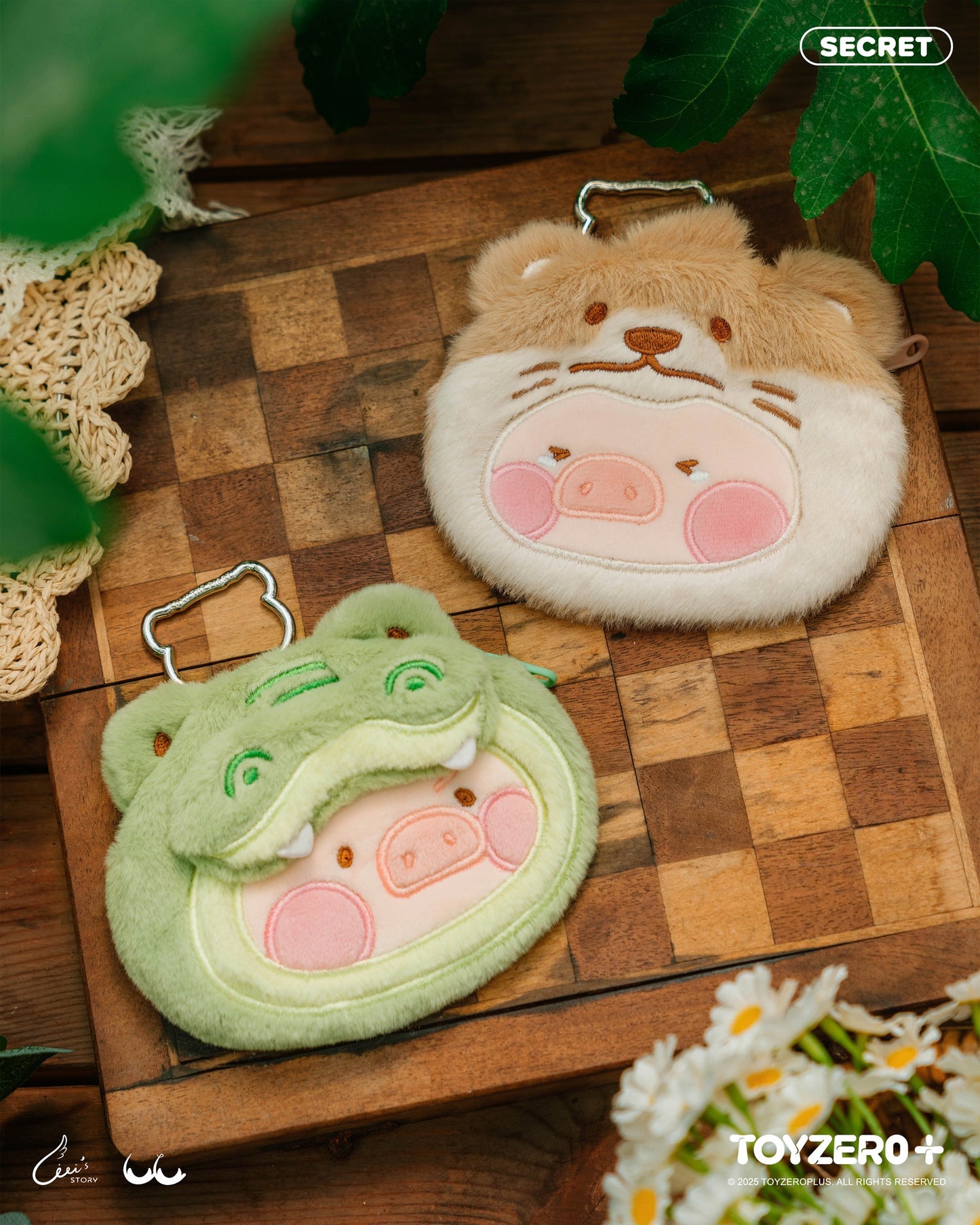 LuLu the Piggy Animal Party - Plush Pouch - Blindbox Túi Vải Bông Chính Hãng TOYZERO+ ToyzeroPlus - ảnh 1 - Blindbox