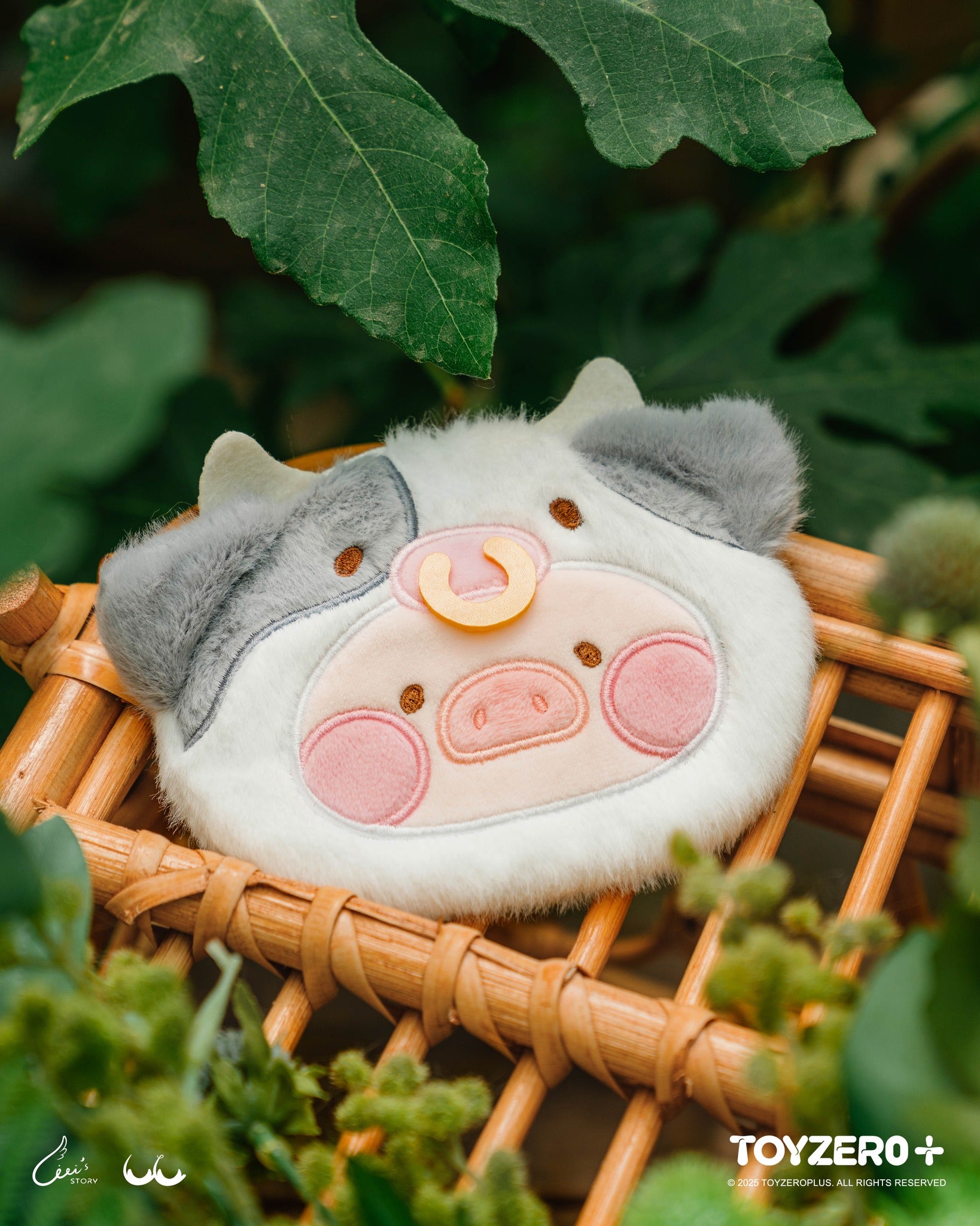 LuLu the Piggy Animal Party - Plush Pouch - Blindbox Túi Vải Bông Chính Hãng TOYZERO+ - Góc nhìn khác 3