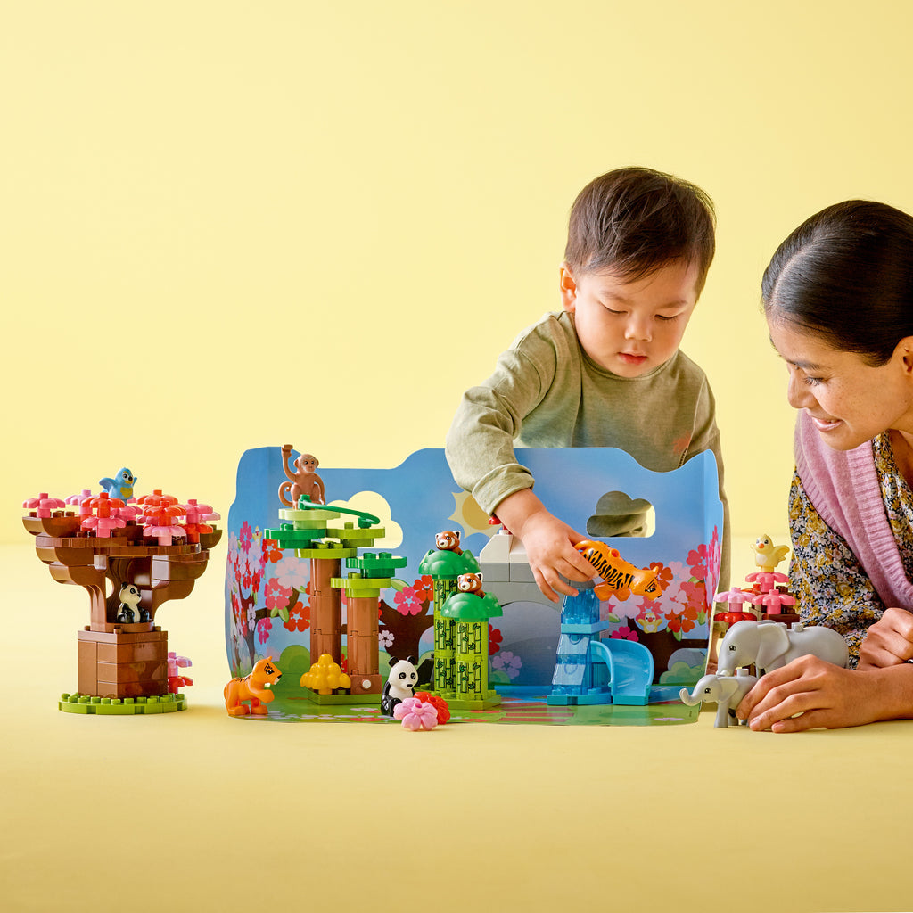 LEGO® DUPLO™ Wild Animals of Asia - Đồ Chơi Lắp Ráp Động Vật Hoang Dã Châu Á - LEGO 10974 - Góc nhìn khác 3