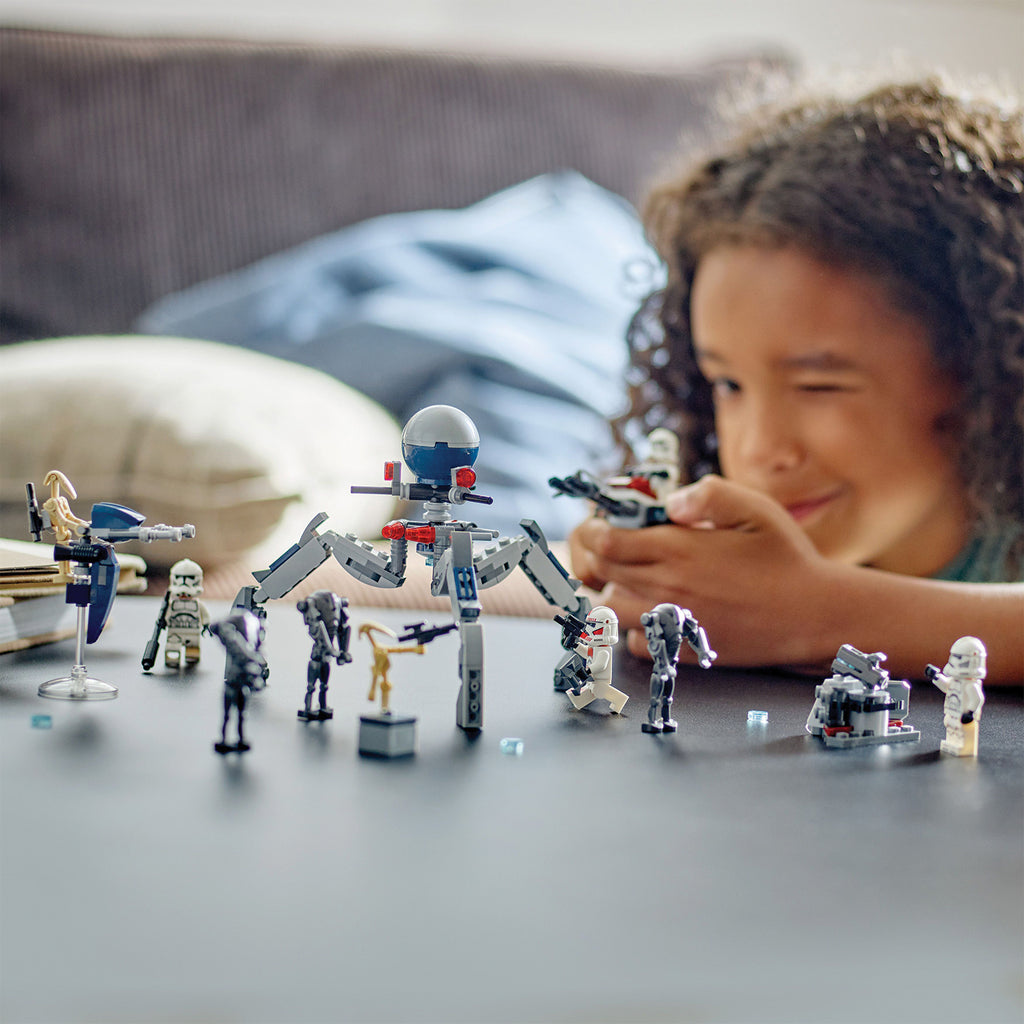 LEGO® Star Wars™ Clone Trooper™ & Battle Droid™ Battle Pack - Bộ Đồ Chơi Lắp Ráp Trận Chiến LEGO 75372 - Hình ảnh bổ sung 4