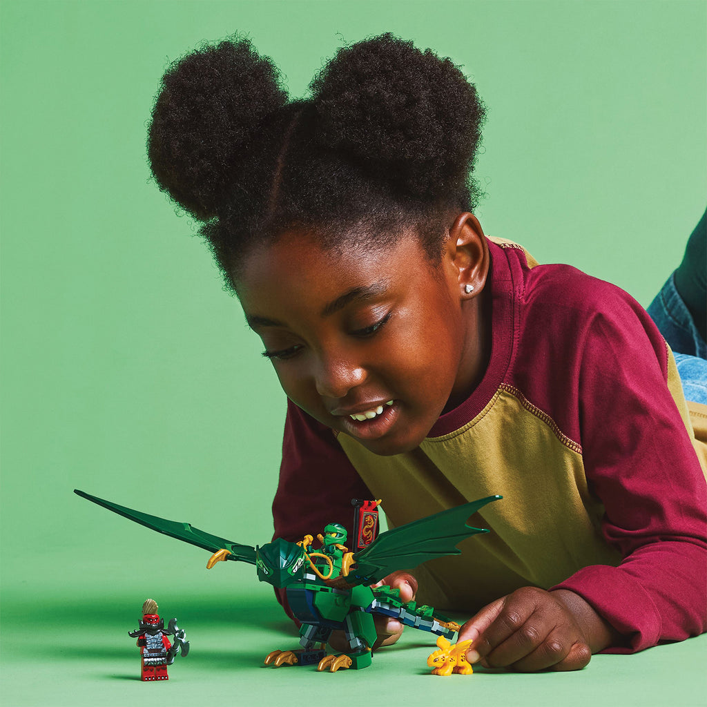 LEGO® NINJAGO® Lloyd’s Green Forest Dragon - Đồ Chơi Lắp Ráp Rồng Xanh Của Lloyd - LEGO 71829 - Góc nhìn khác 3