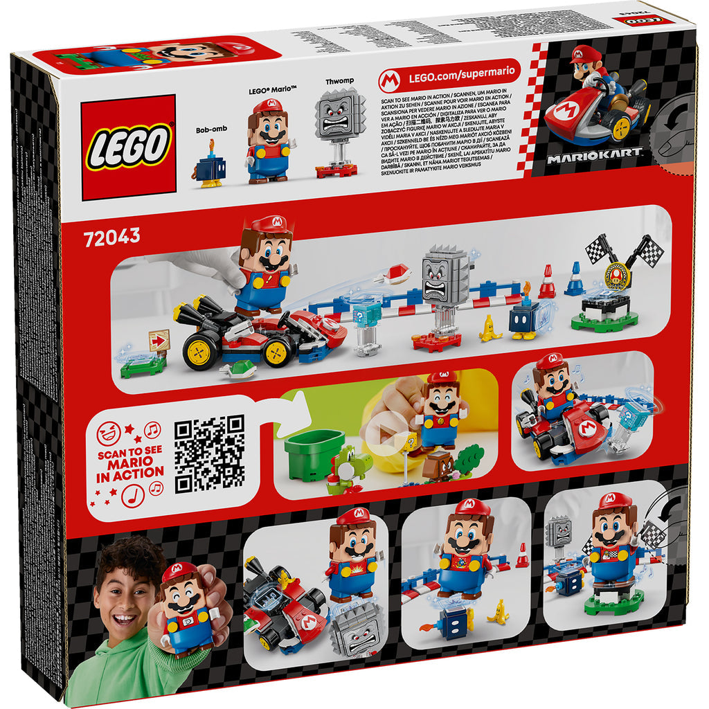 LEGO® Super Mario™: Mario Kart™ – Interactive LEGO® Mario™ & Standard Kart - Đồ Chơi Lắp Ráp Xe Đua Tương Tác LEGO 72043