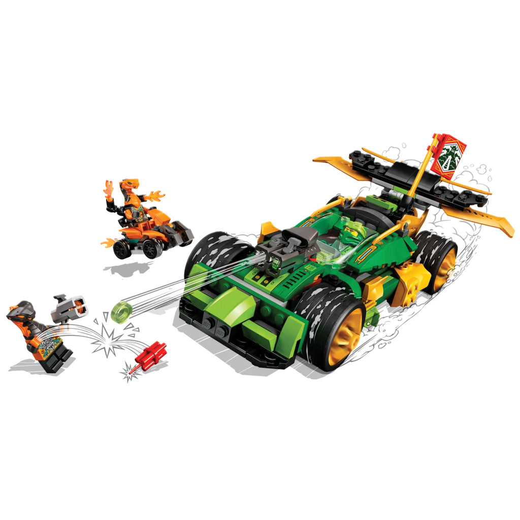 LEGO® NINJAGO® Lloyd’s Race Car EVO - Đồ chơi lắp ráp Xe đua Ninja - LEGO 71763 - Hình ảnh bổ sung 4