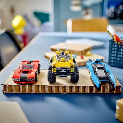LEGO® City Combo Race Pack - Bộ Đồ Chơi Xe Đua 3 Trong 1 - LEGO 60395 LEGO - ảnh 3 - Lego