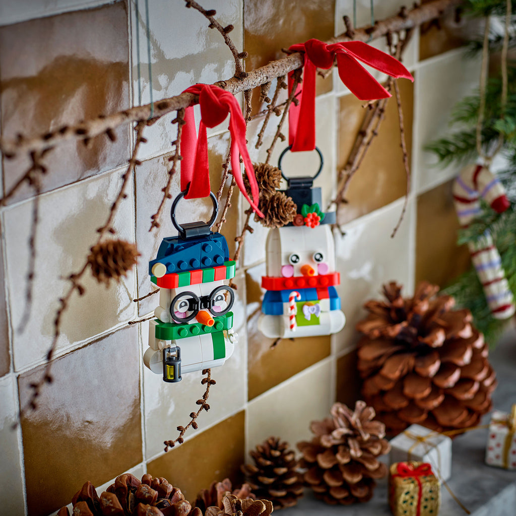 LEGO® Snowman Ornaments - Bộ Lắp Ráp Người Tuyết Trang Trí Giáng Sinh (40812) - Hình ảnh bổ sung 4