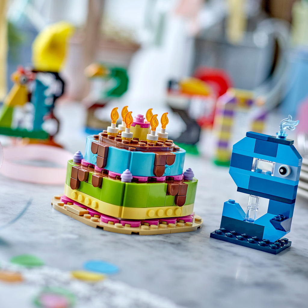 LEGO® Birthday Numbers - Bộ Lắp Ráp Số Sinh Nhật Hình Động Vật LEGO 40807 - Hình ảnh bổ sung 4