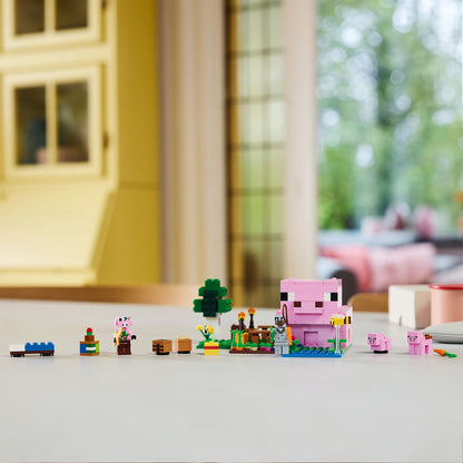LEGO® Minecraft® The Baby Pig House - Đồ Chơi Lắp Ráp Ngôi Nhà Heo Con (21268) - Góc nhìn khác 3
